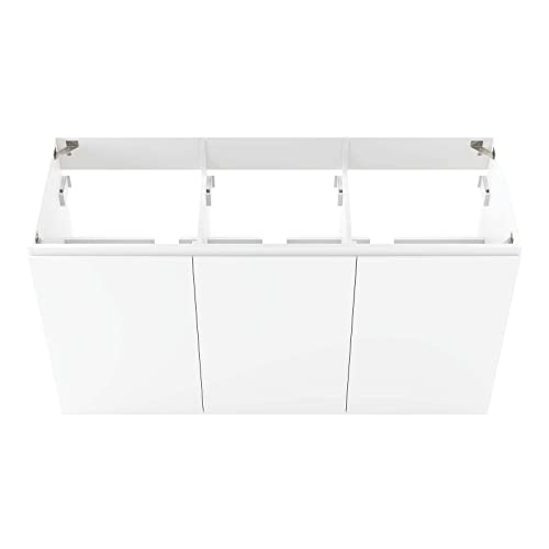 Modway Vitality 48" Wall-Mount Bathroom Vanity in White