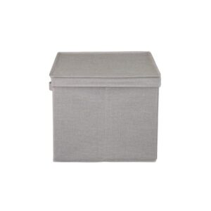 Household Essentials, Silver Wide KD Storage Lid Box