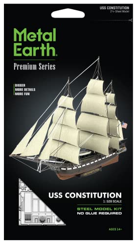 Metal Earth Premium Series USS Constitution 3D Metal Model Kit Fascinations