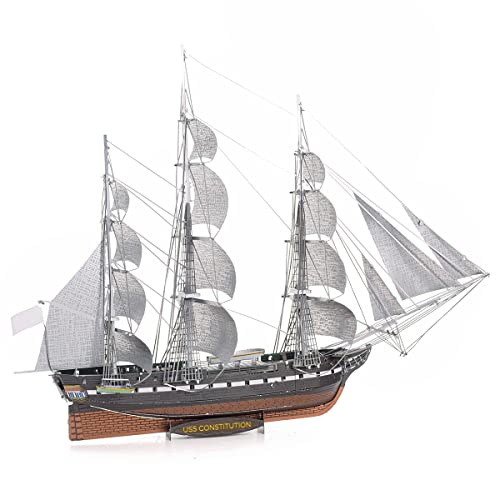 Metal Earth Premium Series USS Constitution 3D Metal Model Kit Fascinations