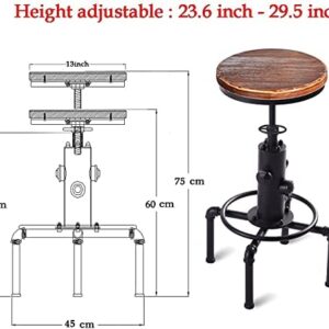 FUBIRUO Kitchen Table Set, 3 Piece Pub Table Set, Modern Round bar Table and Stools for 2, Bistro Bar Height Table Industrial Bar Stools Height Adjustable Easy Assemble for Kitchen Dining