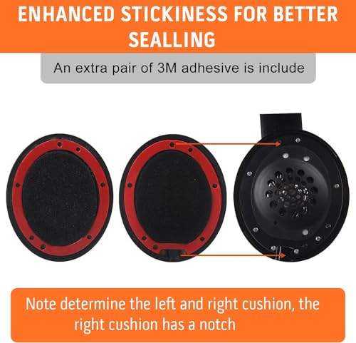 GVOEARS Replacement Ear Pads for Beats Studio 3, Cushions for Beats Studio 3 Replacement Ear Pads for Beats Studio 2&3 Wired & Wireless Not Fit Beats Solo On-Ear Headphone with Thicker Memory Foam