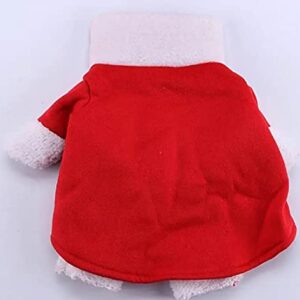 Christmas Cat Funny Clothes! Pet Santa Outfit with Hat! Dogs & Cats Santa Claus Suit Winter Coat! Christmas Costume Set for Small, Medium and Large Pet! Choose Your Size! (Small)