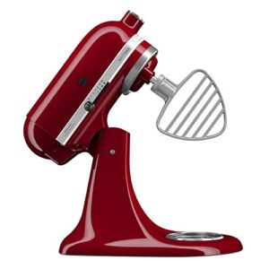 KitchenAid Pastry Tilt Head Stand Mixer Beater Attachment, Silver & KSMTHPS Mixer Pouring Shield