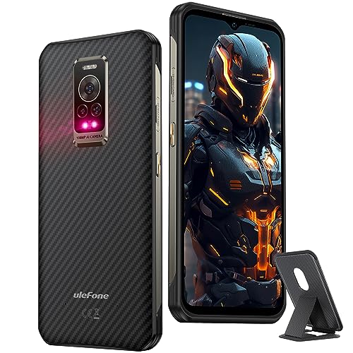 Ulefone Armor 17 Pro Rugged Smartphone, 13GB + 256GB, 108MP Triple Camera, 8MP Night Vision Camera, 66W Fast Charging, Helio G99 Processor, 6.58" FHD+, Android 12, 4G Dual SIM Unlocked Rugged Phone