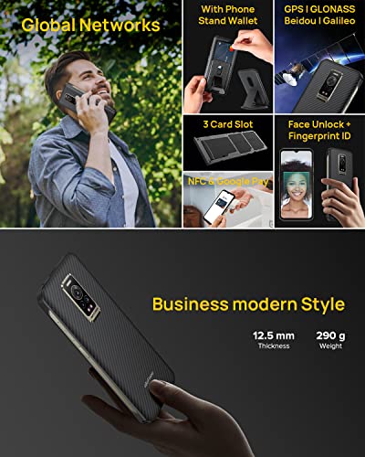 Ulefone Armor 17 Pro Rugged Smartphone, 13GB + 256GB, 108MP Triple Camera, 8MP Night Vision Camera, 66W Fast Charging, Helio G99 Processor, 6.58" FHD+, Android 12, 4G Dual SIM Unlocked Rugged Phone