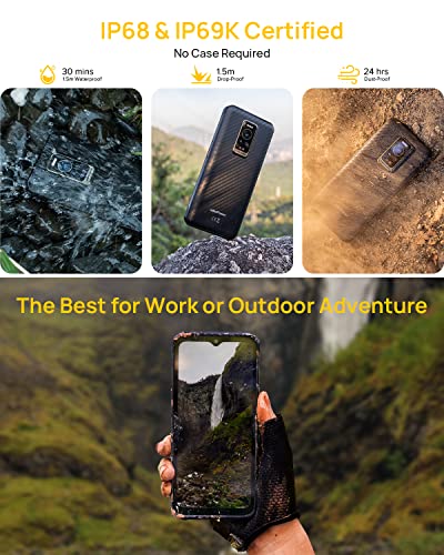 Ulefone Armor 17 Pro Rugged Smartphone, 13GB + 256GB, 108MP Triple Camera, 8MP Night Vision Camera, 66W Fast Charging, Helio G99 Processor, 6.58" FHD+, Android 12, 4G Dual SIM Unlocked Rugged Phone