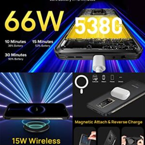 Ulefone Armor 17 Pro Rugged Smartphone, 13GB + 256GB, 108MP Triple Camera, 8MP Night Vision Camera, 66W Fast Charging, Helio G99 Processor, 6.58" FHD+, Android 12, 4G Dual SIM Unlocked Rugged Phone