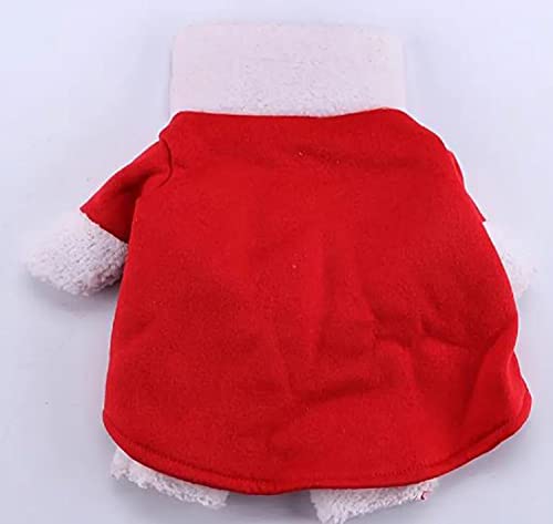 Christmas Cat Funny Clothes! Pet Santa Outfit with Hat! Dogs & Cats Santa Claus Suit Winter Coat! Christmas Costume Set for Small, Medium and Large Pet! Choose Your Size! (Large)