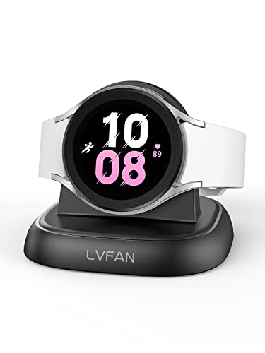 LVFAN for Samsung Galaxy Watch Charger, Fast Charging Smart Watch Charger Magnetic Dock, Charger Accessories Charging Station for Samsung Galaxy Watch 6/6 Classic/5 Pro/5/4/4 Classic/3, Active 2/1