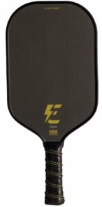 electrum model e 13mm pickleball paddle usapa approved | carbon fiber surface | polypropylene honeycomb core | paddle for spin and power