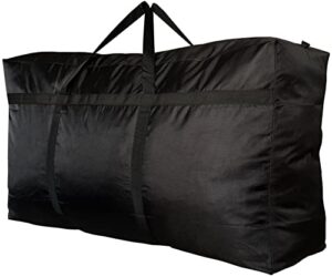yikithom extra large storage duffle bag for travel, black oversized giant big traveling duffle bag