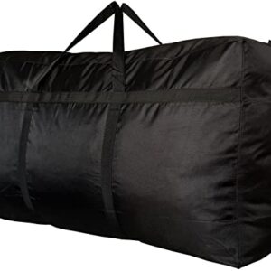 YiKitHom Extra Large Storage Duffle Bag for Travel, Black Oversized Giant Big Traveling Duffle Bag