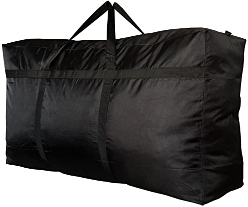 YiKitHom Extra Large Storage Duffle Bag for Travel, Black Oversized Giant Big Traveling Duffle Bag