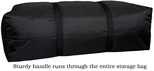 YiKitHom Extra Large Storage Duffle Bag for Travel, Black Oversized Giant Big Traveling Duffle Bag