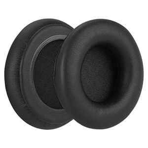 Geekria QuickFit Replacement Ear Pads for Bang & Olufsen Beoplay H4, H6, H7, H9, H9i, HX, Portal Headphones Ear Cushions, Headset Earpads, Ear Cups Cover Repair Parts (Black/No Plastic Clip)