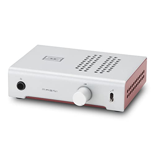 Schiit Magni Heretic Affordable No-Excuses Op-Amp Headphone Amp & Preamp (Silver)