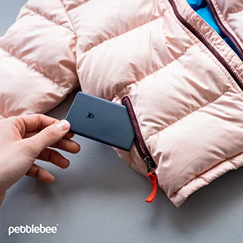 Pebblebee Clip & Card Combo (2xClip, 2xCard) | Rechargeable Item Tracker | Compatible with Apple Find My | 500ft Bluetooth | Water Resistant | Bright LED | Loud Sound