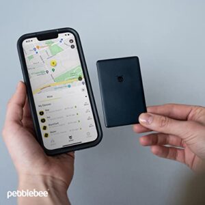 Pebblebee Clip & Card Combo (2xClip, 2xCard) | Rechargeable Item Tracker | Compatible with Apple Find My | 500ft Bluetooth | Water Resistant | Bright LED | Loud Sound