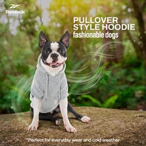 Reebok Dog Hoodie – Fleece Dog Sweater with Leash Hole, Cold Winter Dog Sweatshirt for Small Medium and Large Dogs, Premium Dog Fall Sweater Pullover Hoodie, Cozy Warm Perfect Dog Christmas Outfit