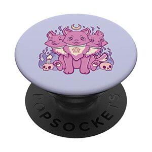 pastel goth 3 headed dog popsockets swappable popgrip