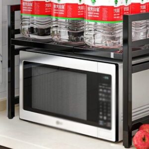 YXBDN Kitchen Storage Shelf Multi-Layer Countertop Dish Rack Home Double-Layer Storage Rack (Color : C, Size : 45cm*64cm)