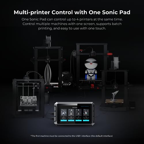 Creality Sonic Pad Based on Klipper Firmware 7 Inch Touch Screen 3D Printer Smart Pad with Higher Printing Speed for Creality Ender 3 Pro/Ender 3 V2/Ender 3 S1/Ender 3 S1 Pro FDM Ender 3D Printers