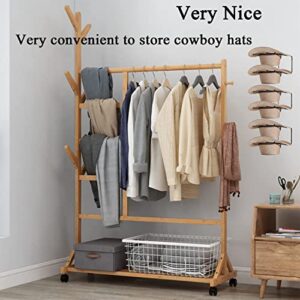 YYDSZZ Cowboy Hat Rack for Wall,6 Pieces Cowboy Hat Holder for Hat Storage Cowboy Hat Hangers for Wall Display, Hat Holder Organizer (Black)