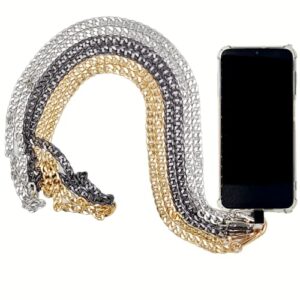 Labs Line Strap Gold Metal Lanyard Holder Phone Include Universal Connector with Gold Ring