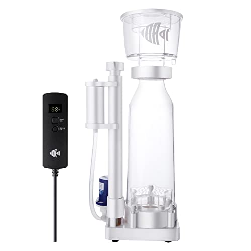 Protein Skimmers for Saltwater Aquariums, DC Pump with Controller, In Sump Use for 120 to 160 Gallons Fish Tank