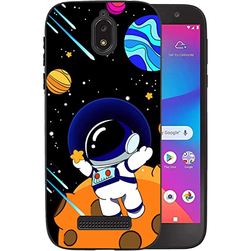 Bestrella Case for BLU View 2 Phone Case BLU View 2 B130dl B131DL Shockproof Full Body Protection Case (Astronauts)