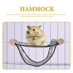 balacoo Hideout Rat Mesh for Hammock Nylon Sleeping Guinea Chinchilla Parrot Nest Cage Bedding Tier Toy Ferret Glider Small Animal Accessories Puppy Home Playing Hamster Cat Pig Hanging