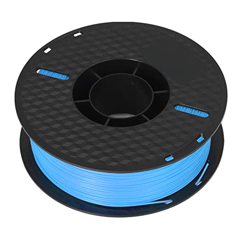 1.75mm PLA Print Filament, 3D Printer Filament Good Adhesion High Accuracy Smokeless Low Shrinkage Strong Toughness 1kg Spool for Industrial Devices(Sky Blue)