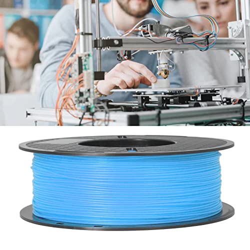 1.75mm PLA Print Filament, 3D Printer Filament Good Adhesion High Accuracy Smokeless Low Shrinkage Strong Toughness 1kg Spool for Industrial Devices(Sky Blue)