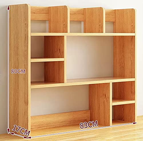 CAZARU Small Desktop Storage Shelf, Multi-Functional Storage Shelf, Display Shelf, Suitable for Office, Bedroom, Children,83CM