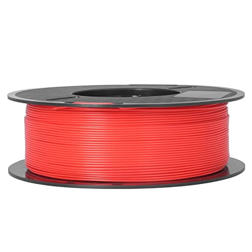 1.75mm PLA Filament, 1kg Smokeless Bubble Good Adhesion 3D Printer Filament for Printing(Red)