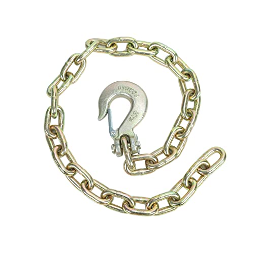 PPFFWK Trailer Safety Chain Grade 70 5/16" x 35",18,800 lbs Break Strength,Heavy Duty Binder Chain