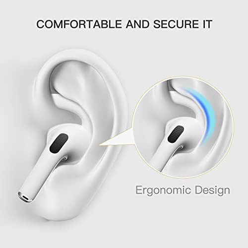 PZOZ 2 Pairs AirPods Pro 2 Ear Hooks, Silicone Anti-Slip in-Ear Earhooks Covers, Ear Tips Accessories Compatible with Apple AirPods Pro 2nd Generation (Not Fit in The Charging Case)