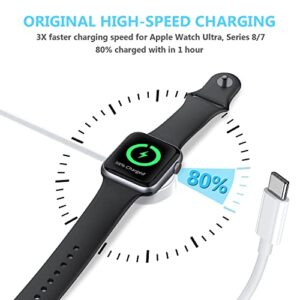 Apple Watch Charger 20W PD USB C Fast Charger for Apple Watch Ultra Series 7 8,iWatch Magnetic Charging Cable Cord,3.3FT Apple Watch Charger Cable Compatible with Apple Watch Series 8/7/SE/6/5/4/3/2/1