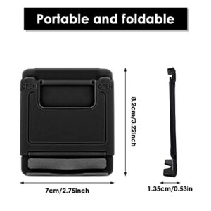 TIESOME 6Pcs Foldable Cell Phone Stand, Multi-Angle Pocket Phone Stand Portable Universal Desk Stand for All Mobile Smart Phone Tablet Display