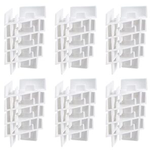 24 pcs tray stackers sets for harvest right freeze dryer accessories cabinet pantry stackable trays organizer storage stacking holder rack kitchen countertop for canteens fast food restaurants