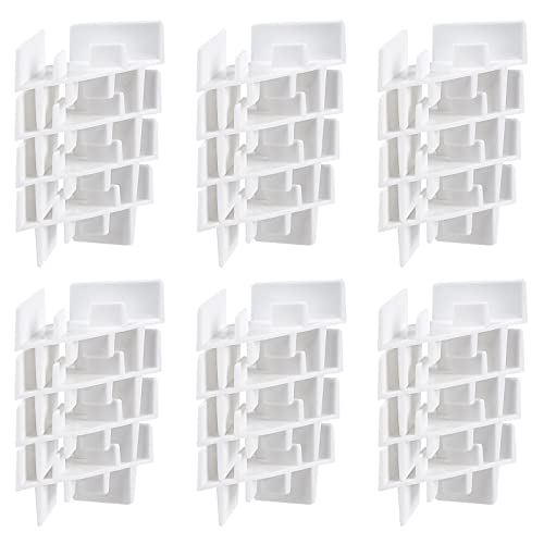 24 Pcs Tray Stackers Sets for Harvest Right Freeze Dryer Accessories Cabinet Pantry Stackable Trays Organizer Storage Stacking Holder Rack Kitchen Countertop for Canteens Fast Food Restaurants