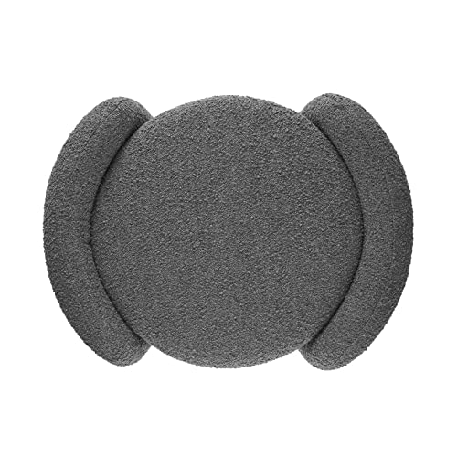 Modway EEI-5561-CHA Nebula Boucle Upholstered Ottoman, Charcoal