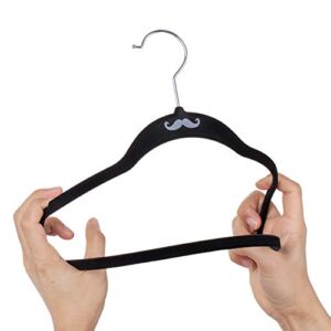 Mr. Pen- Velvet Hangers, 40 Pack, Black Hangers, Clothes Hangers, Felt Hangers, Black Velvet Hanger, Hangers Non Slip, Non Slip Hangers, Black Velvet Hangers, Black Hangers Velvet, Slim Hangers