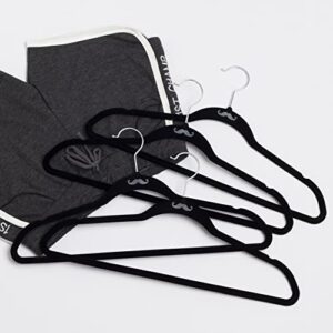 Mr. Pen- Velvet Hangers, 40 Pack, Black Hangers, Clothes Hangers, Felt Hangers, Black Velvet Hanger, Hangers Non Slip, Non Slip Hangers, Black Velvet Hangers, Black Hangers Velvet, Slim Hangers