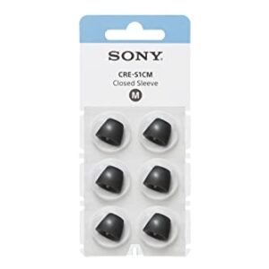 Sony Closed Sleeve for The CRE-E10 Self-Fitting OTC Hearing Aid, Medium CRE-S1CM