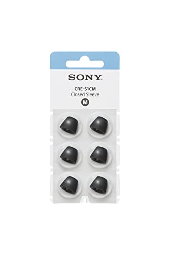 Sony Closed Sleeve for The CRE-E10 Self-Fitting OTC Hearing Aid, Medium CRE-S1CM