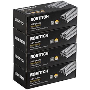 Bostitch B8 Staples 3/8 Inch PowerCrown Staples - Pack of 20,000 Staples