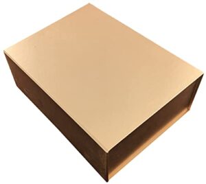 golden gift box with magnetic lid