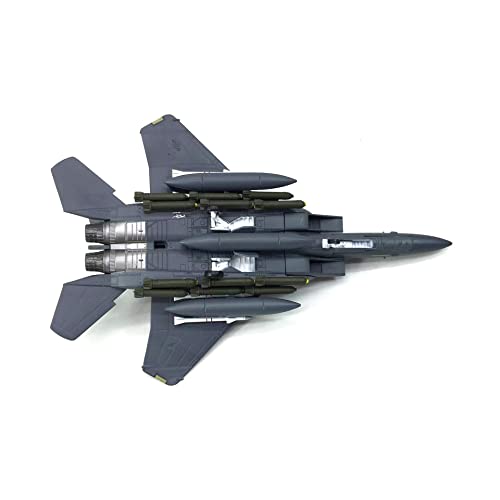 TECKEEN 1/100 Scale U.S. F-15E Strike Eagle Supersonic Combat Bomber Model Alloy Model Diecast Plane Model for Collection